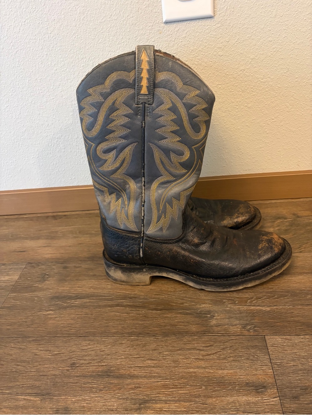 Ariat Men's Arizona Sky Tycoon Wide Square Toe Western Cowboy Boots Size 8.5B